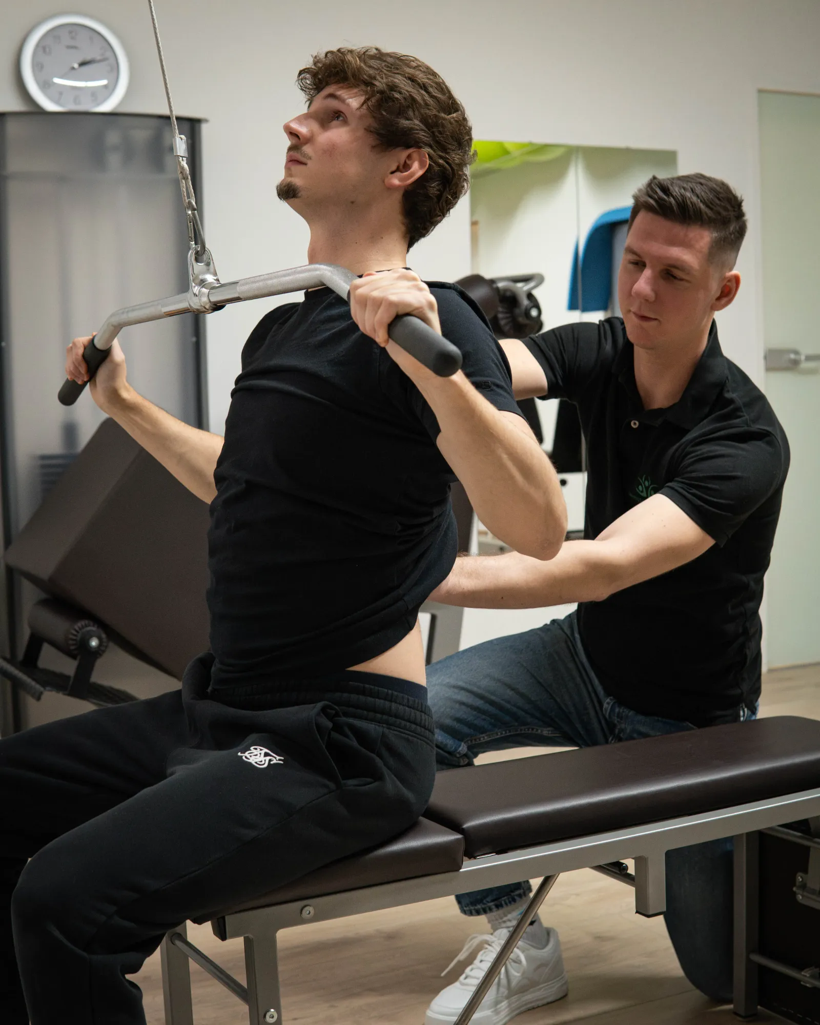 Physiotherapie-Behandlung im Studio